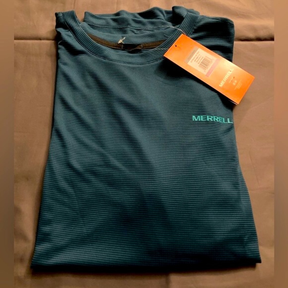 🔥NWT Merrell XXL Teal/blue Top